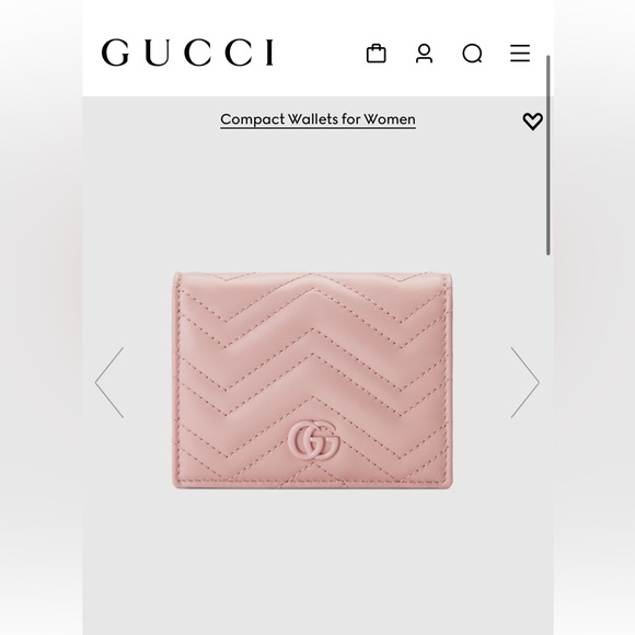 NWT Limited edition light pink
GG MARMONT MATELASSÉ CARD CASE WALLET - Picture 5 of 10